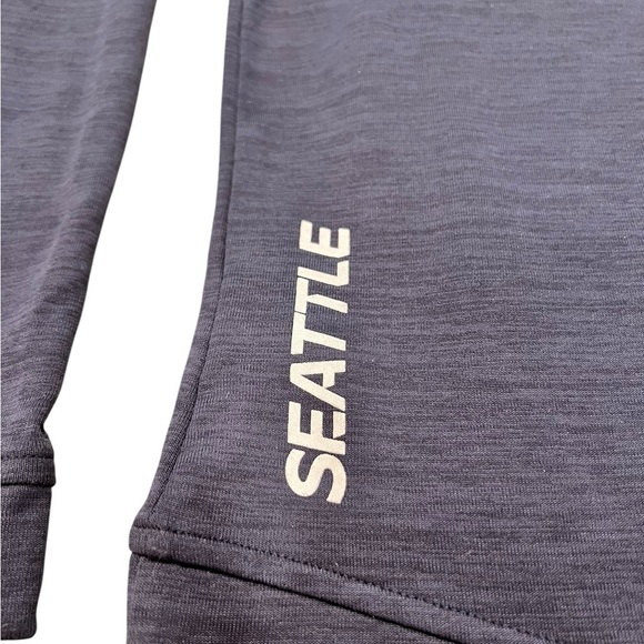 Fanatics Seattle Kraken Authentic Pro-Tech Lightweight Full-Zip Hoodie Size L - Picture 7 of 14